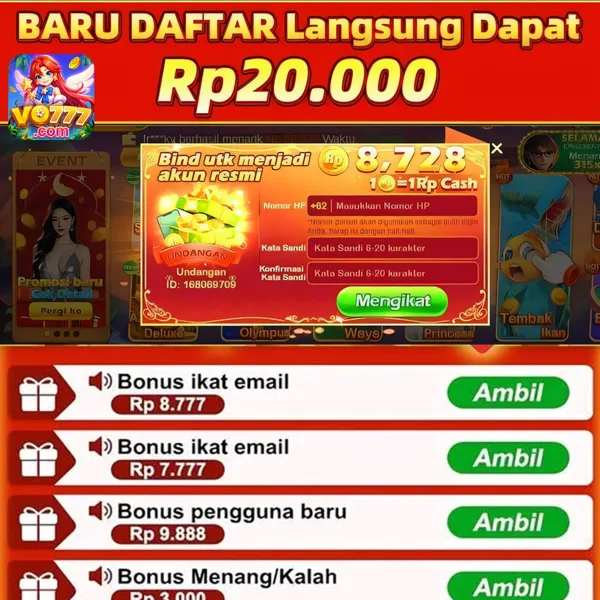 VO777 Slot Anti Rungkad Indonesia